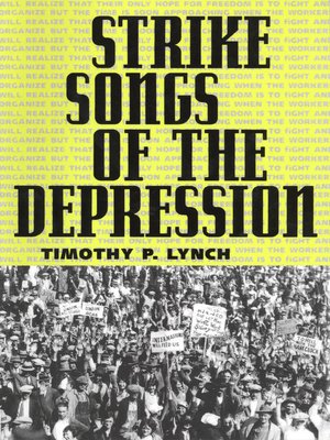 cover image of Strike Songs of the Depression